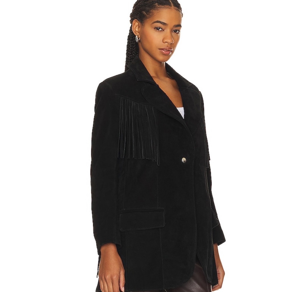 Free People x Marlboro Blazer in Black
Understated Leather

$627 - Picture 10 of 16